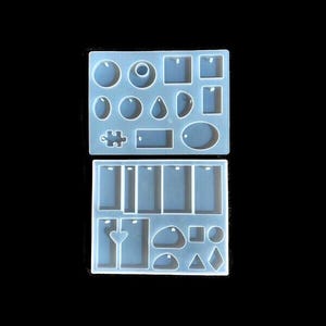 Geometric Silicone Molds: Resin Jewelry, Charms, Pendants
