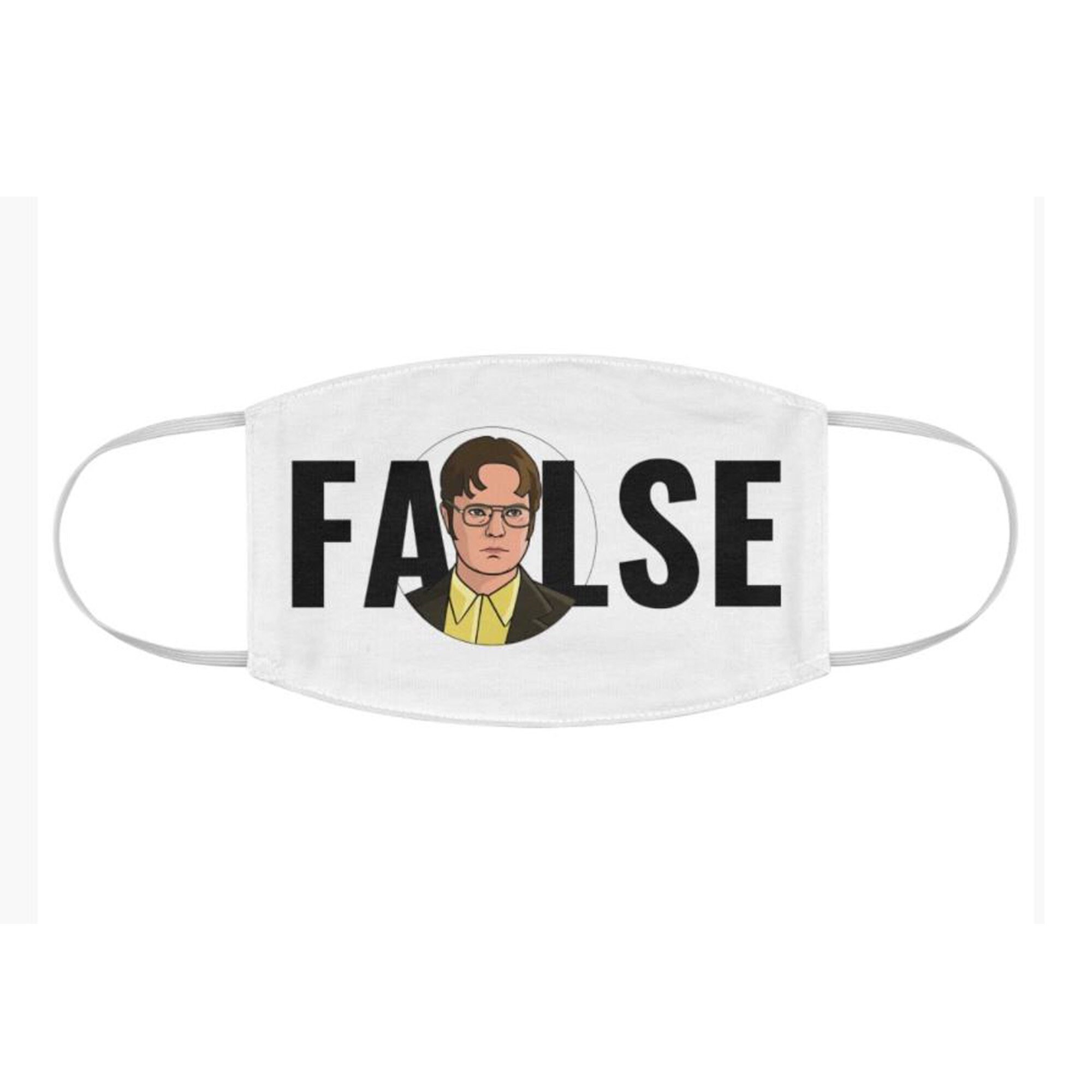 The office Dwight Schrute face mask false Etsy
