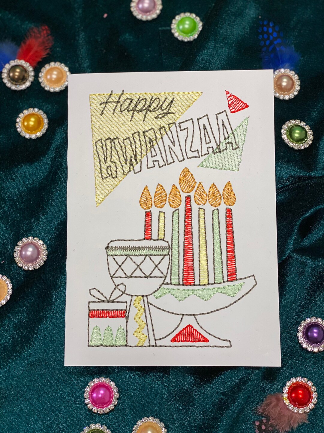 Happy Kwanzaa Card Etsy