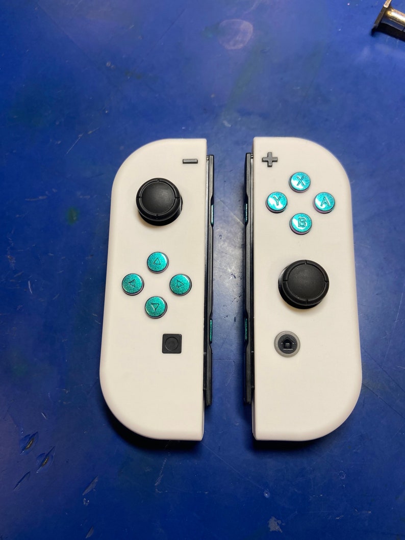 Custom White Nintendo Switch Joy-Cons. You choose buttons | Etsy