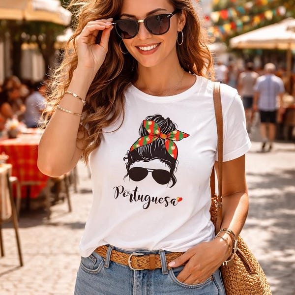 Custom Portuguesa T-Shirt, Portuguese Pride, Portugal Gift