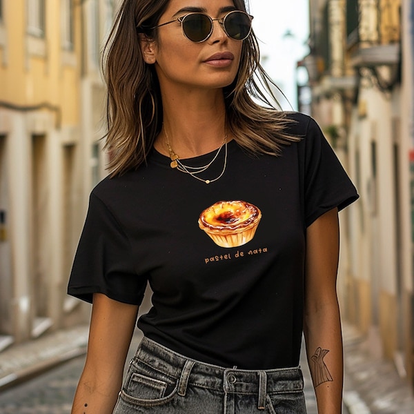 Portugal pastel de nata tshirt, Portuguese shirt, Portugal fashion, Portuguese Foodie gift, I love Portugal, Portuguese pride, Nata lover