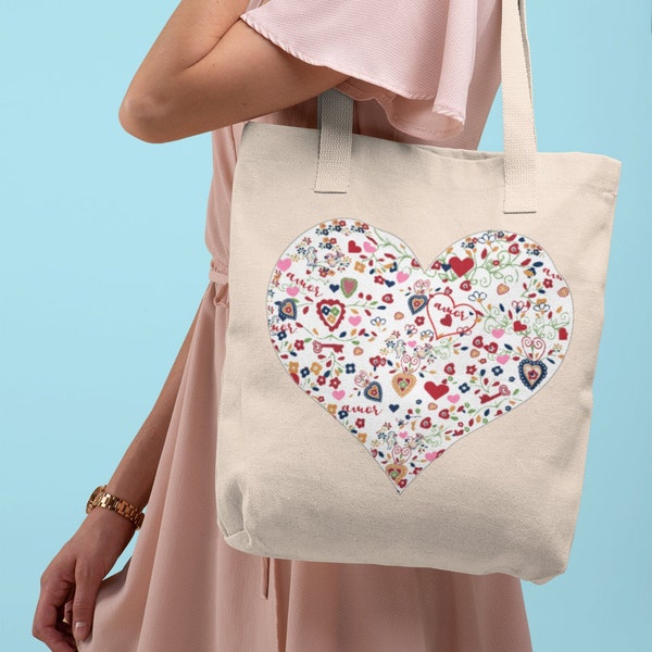 Portuguese Heart Tote, Lencos Dos Namorados, Gifts for Women, Portugal Gifts, Mothers Day Gifts, Personalized Portugal bag, Bridesmaid Gifts
