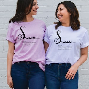 Portuguese Saudade T-Shirt, Portuguese Fashion, Portugal Gifts, Gift for Avo, Jersey Short Sleeve Tee, Womens Tshirt