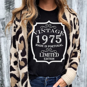 Personalized Portugal Birthday Tshirt, Portuguese vintage Year tshirt, Made in Portugal shirt, Funny Portuguese shirt, Limited edition shirt