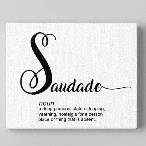 Portugal Saudade Canvas Sign Portuguese Home Decor Portugal Etsy
