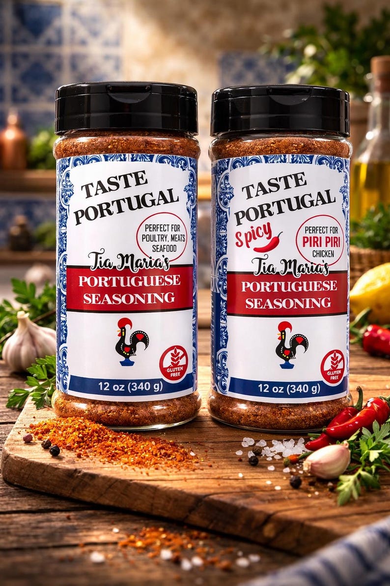Tia Maria's Portuguese Seasoning Set, Piri Piri Chicken Spice Blend image 1