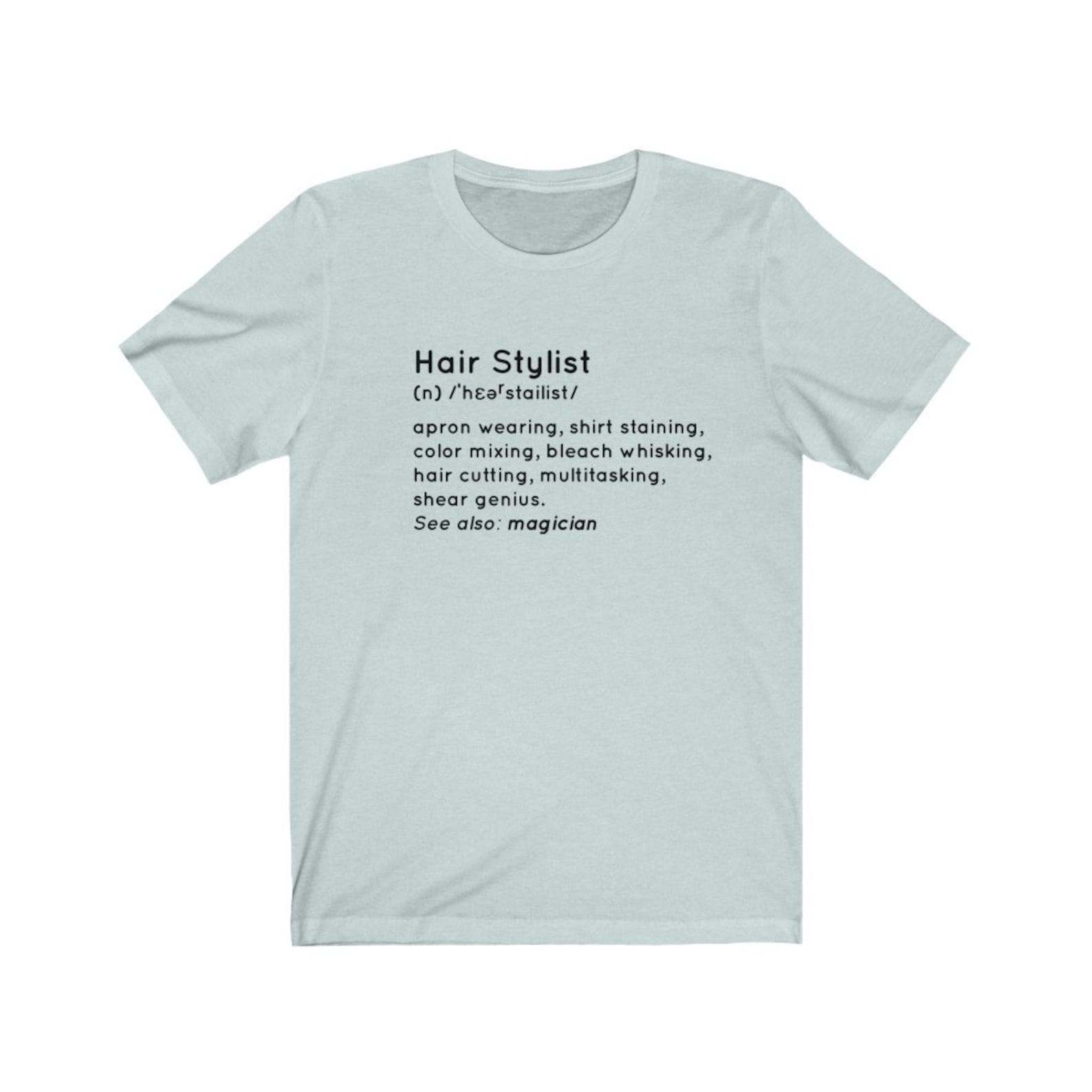 Hair Stylist Definition Tshirt Hair Dresser Unisex Tee Shear - Etsy