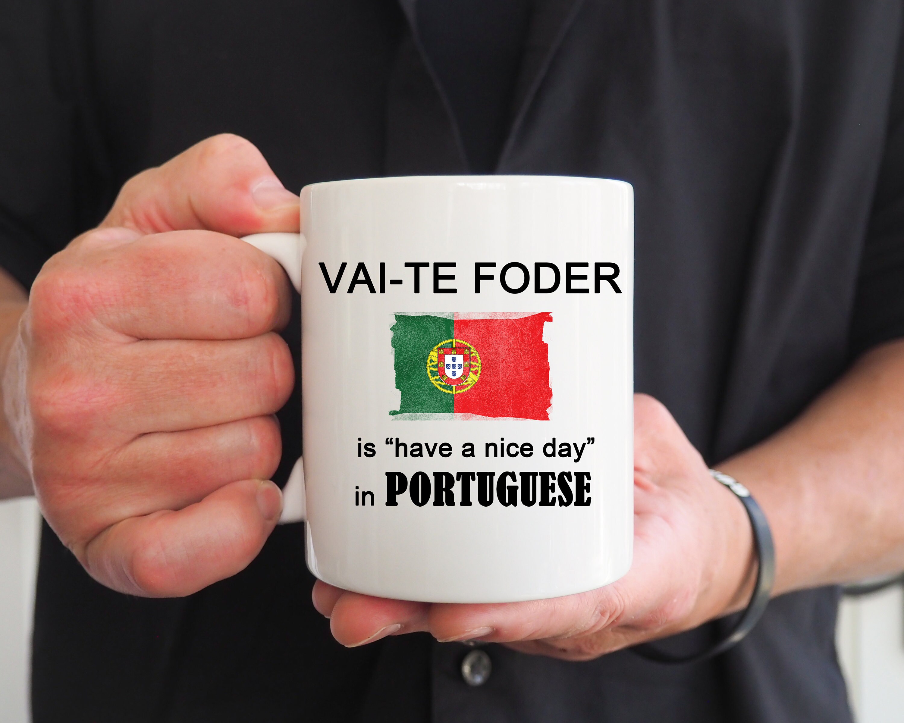 Funny Portuguese Swear Mug Swear Words Portugal Gifts Gifts Etsy