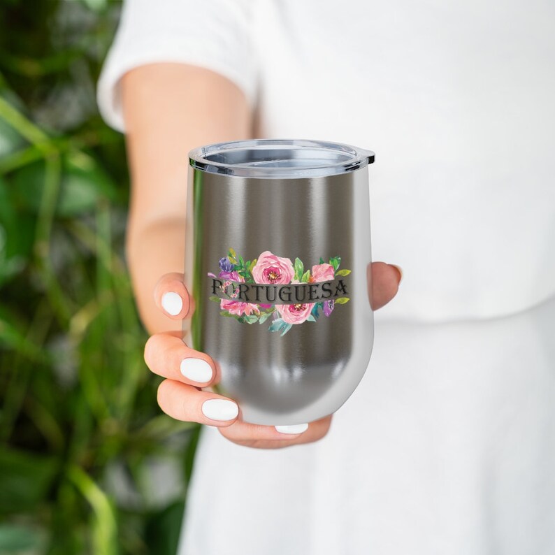 Portuguesa Wine Tumbler Custom Portuguese Insulated Tumbler Etsy