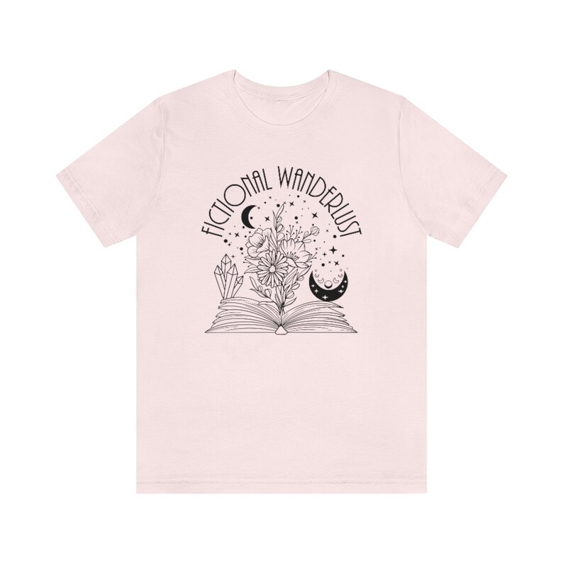 Fictional wanderlust tshirt, Dark Academia tee, Fantasy shirt, Celestial tshirt, Book lover, Bookish gifts, Booktok, Reader gifts,Bookworm bild 7