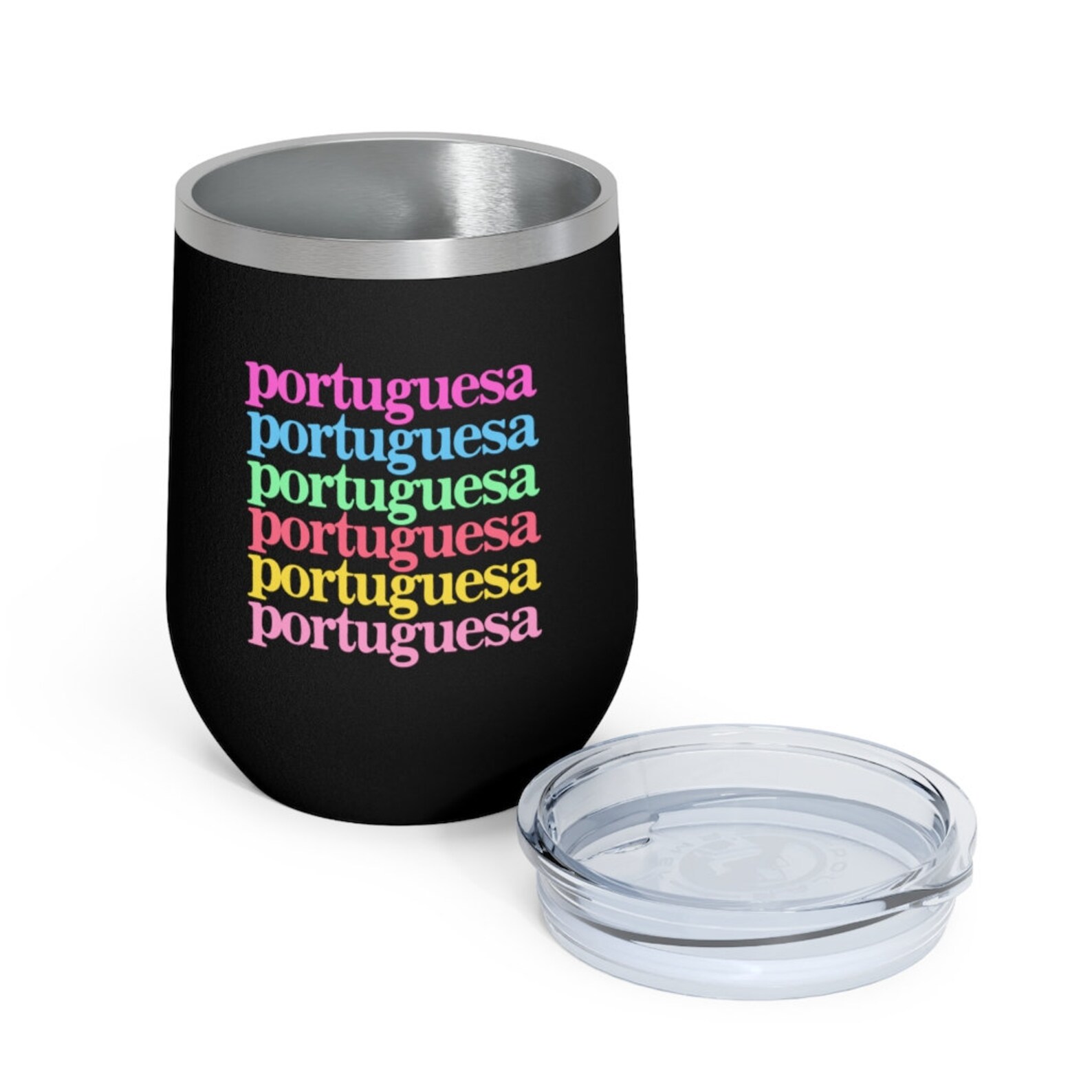 Portuguesa Stainless Steel Wine Tumbler Portuguese Girl Wine Etsy