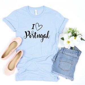Portuguese T-shirt, Portugal Gifts, Heart belongs to Portugal, Portuguese Fashion, Gift for Avo, Jersey Short Sleeve Tee, Womens Tshirt