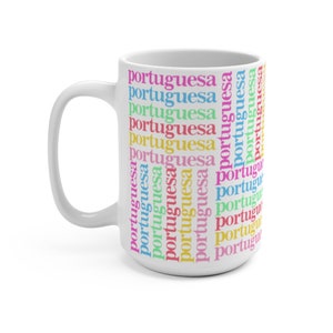 Portuguesa custom mug, Portuguese funny coffee mug, Portugal gifts, Portuguese pride, Mugs for women, Portuguese girl mug, Portugal flag mug image 7