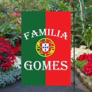 Portuguese Garden Flag, Portuguese Pride, Personalized Portugal Flag, Entryway decor, Outdoor home decor, Customized Home flag, Welcome flag