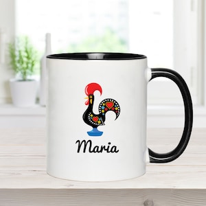 Personalized Portuguese mug, Barcelos Rooster mug, Portuguese pride, Custom Portugal mug, Gift for Avo, Galo de barcelos, Portugal gifts