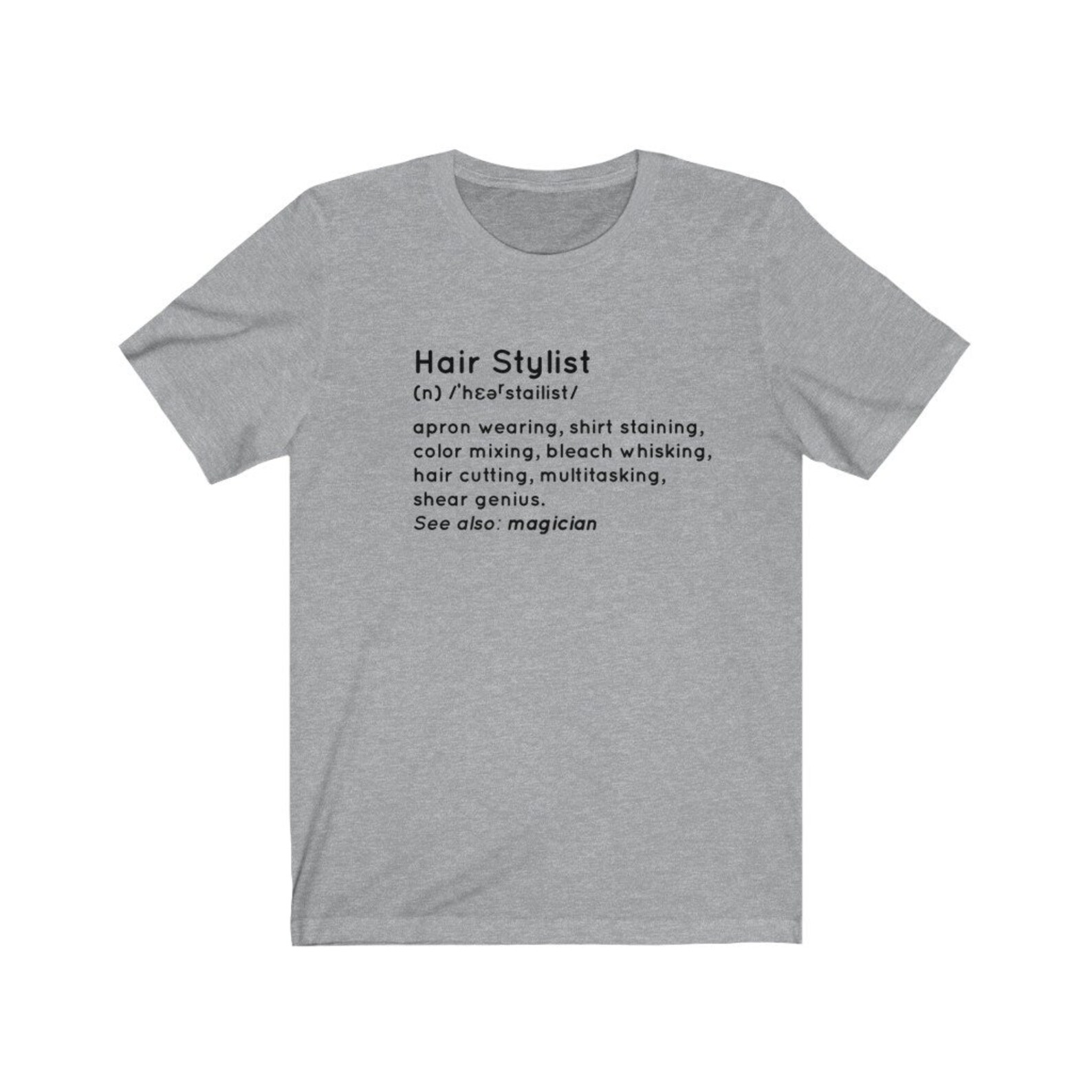 Hair Stylist Definition Tshirt Hair Dresser Unisex Tee Shear - Etsy