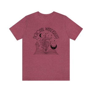 Fictional wanderlust tshirt, Dark Academia tee, Fantasy shirt, Celestial tshirt, Book lover, Bookish gifts, Booktok, Reader gifts,Bookworm bild 6