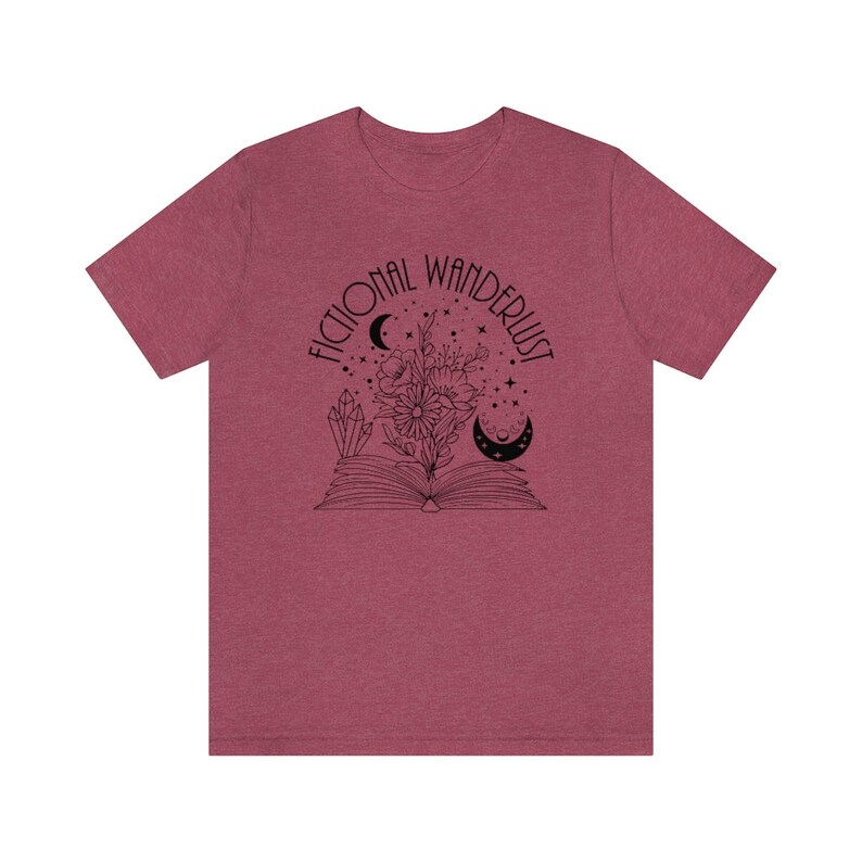 Fictional wanderlust tshirt, Dark Academia tee, Fantasy shirt, Celestial tshirt, Book lover, Bookish gifts, Booktok, Reader gifts,Bookworm bild 6