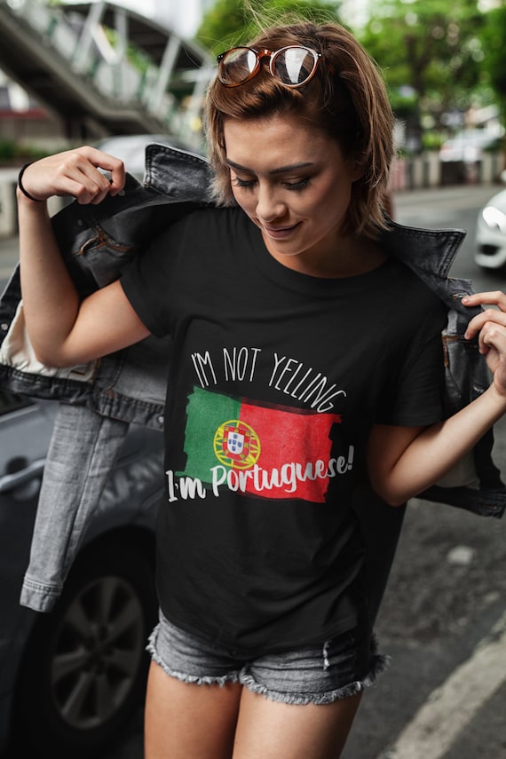 Portugal Girl T-Shirt Funny Portuguese Flag Gift Portugal Girl T-Shirt Funny Portuguese Flag Gift