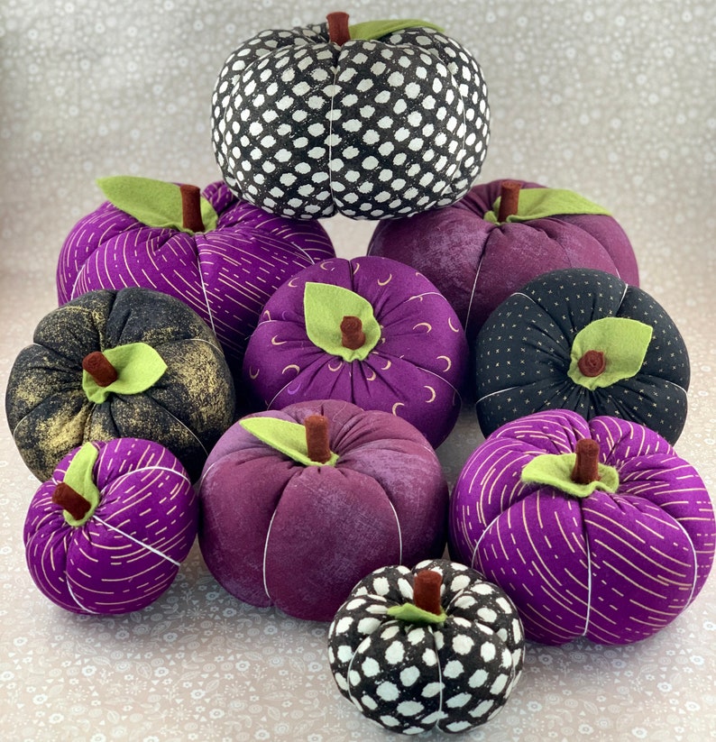 Handmade Fabric Pumpkin Etsy