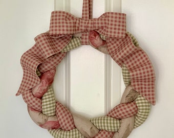 Linen Fabric Wreath