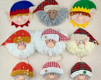 Festive Faces Hanging Decorations