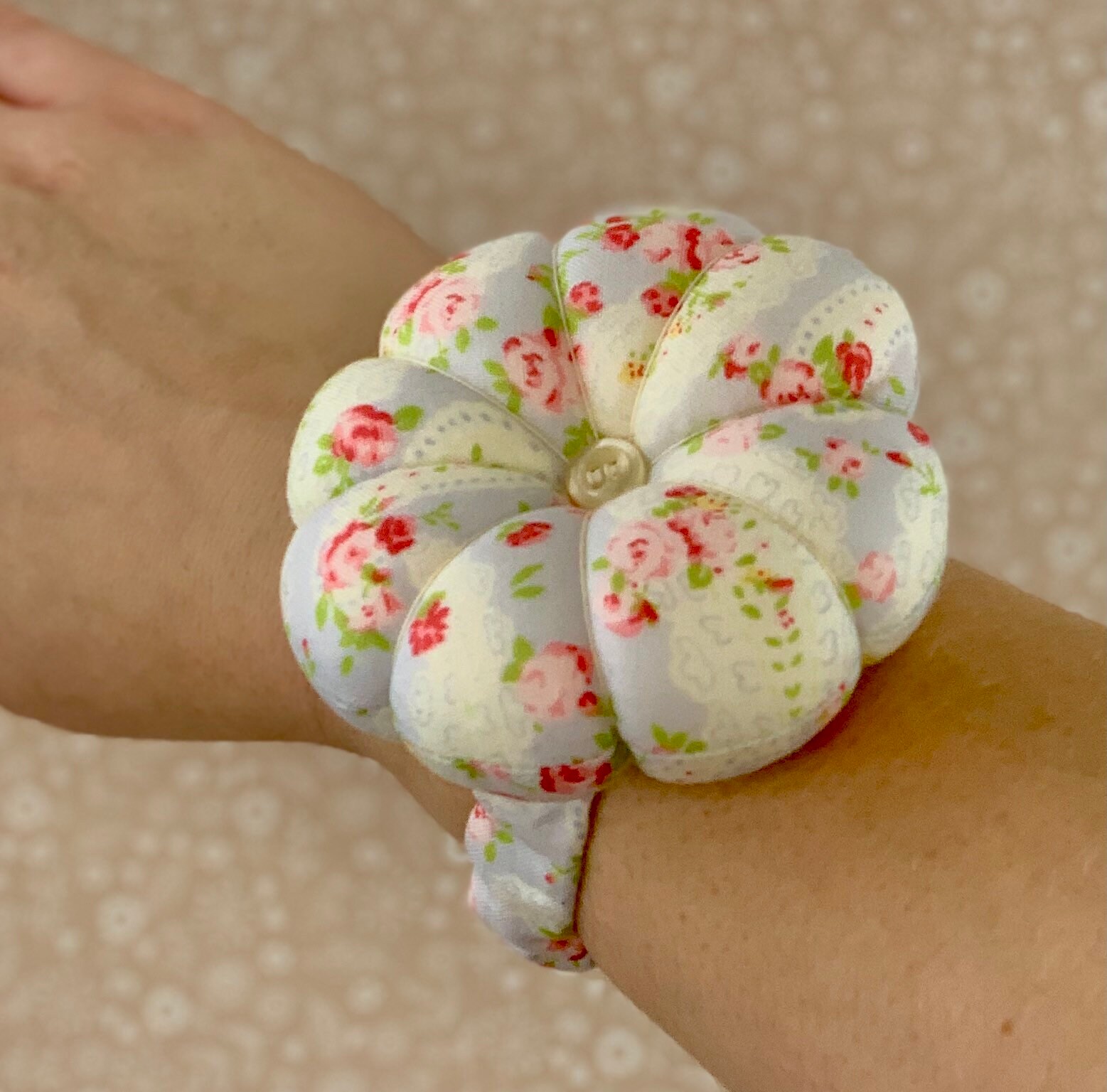 Floral Paisley Wrist Pincushions Etsy