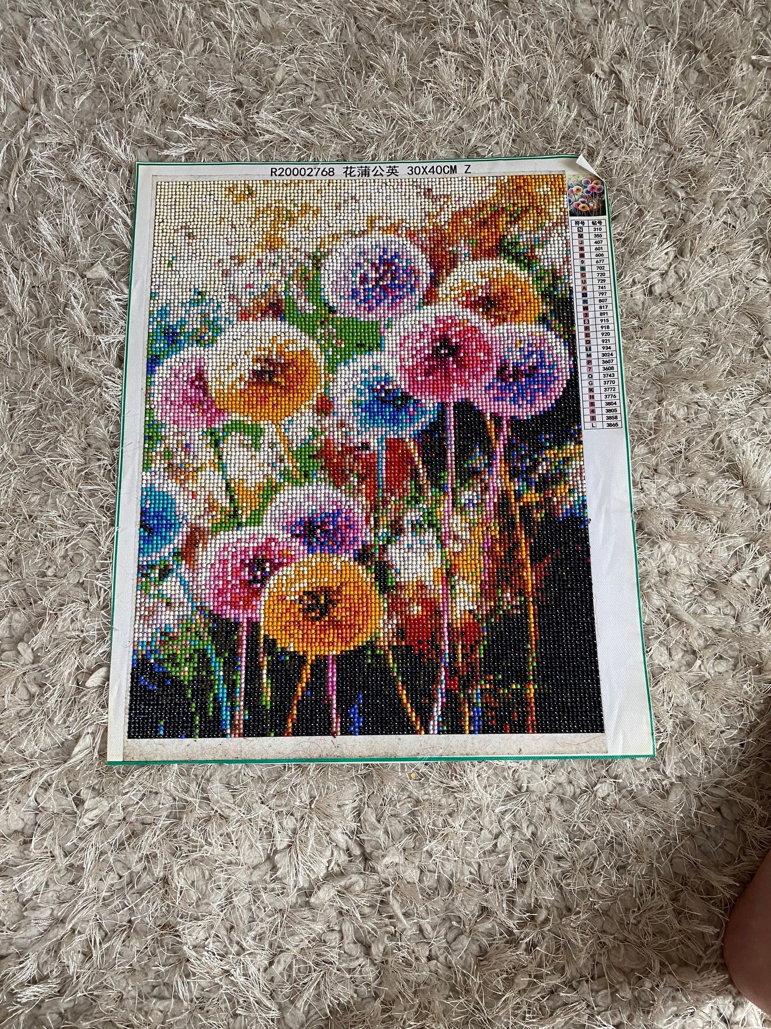 Completed diamond painting Etsy