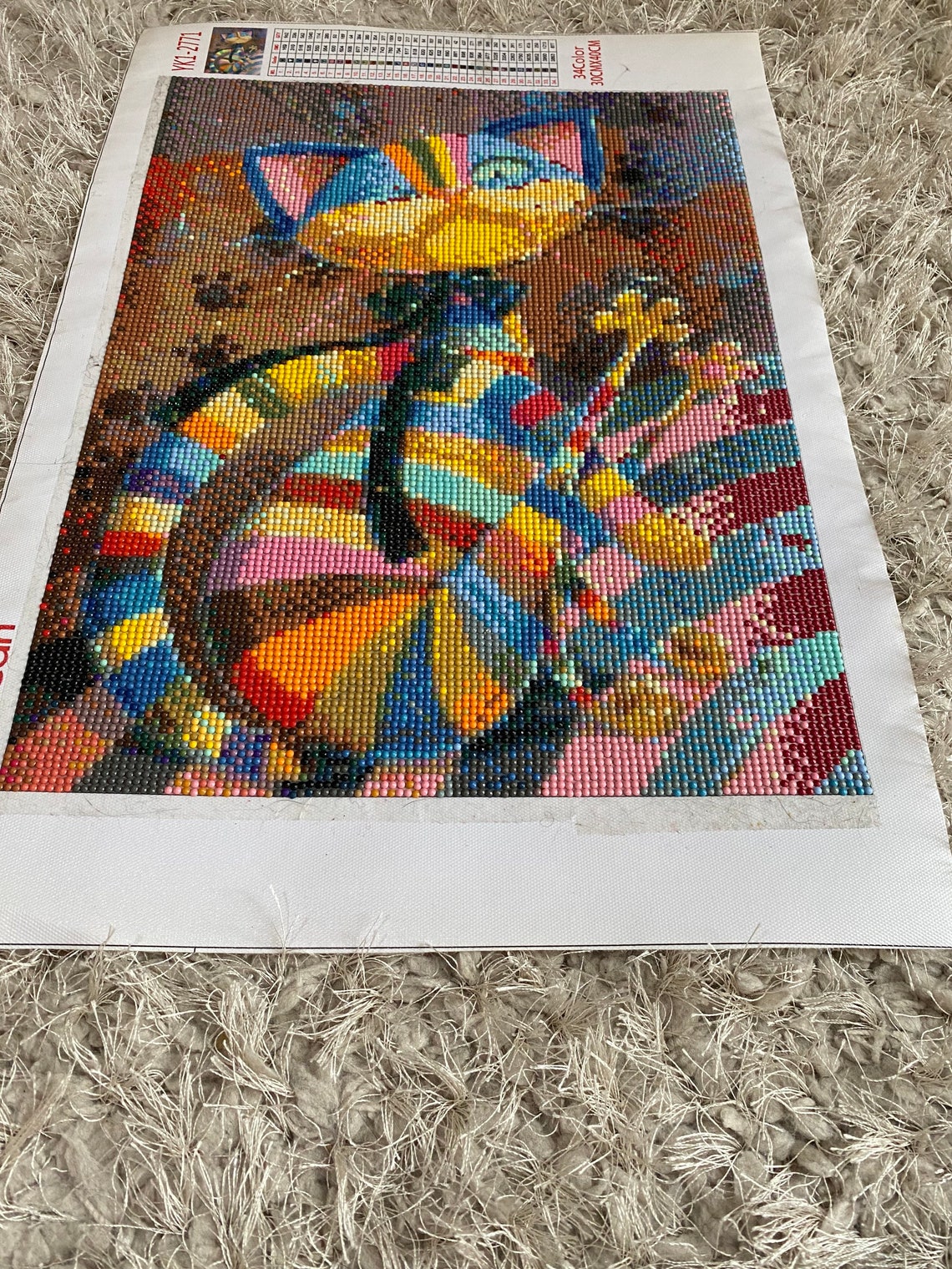 Completed diamond painting Etsy