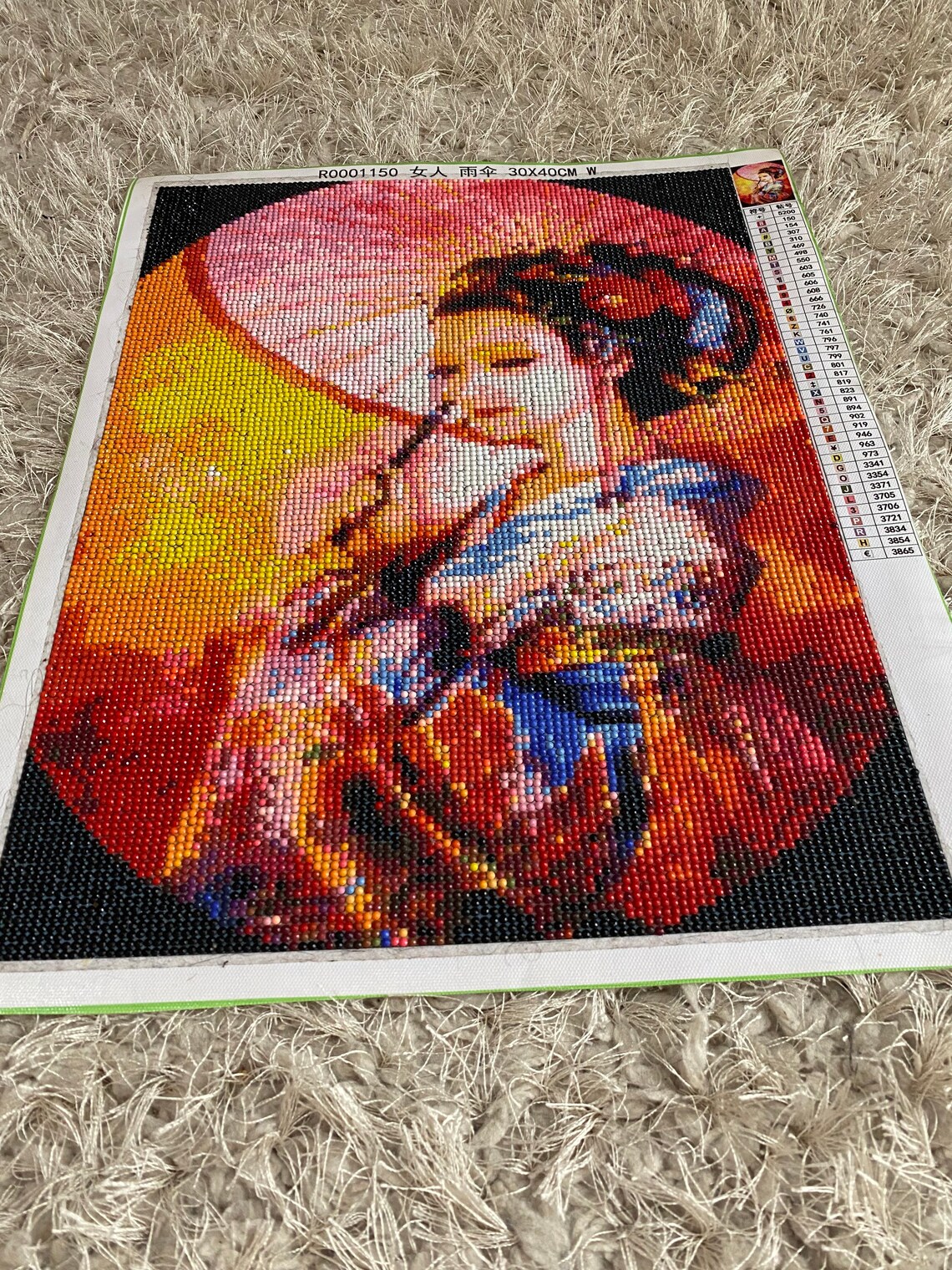 Completed diamond painting Etsy