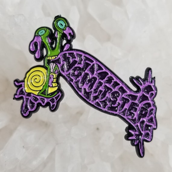 Snails DJ Vomitstep Vomit Step Slug Snail Purple Enamel Hat Etsy