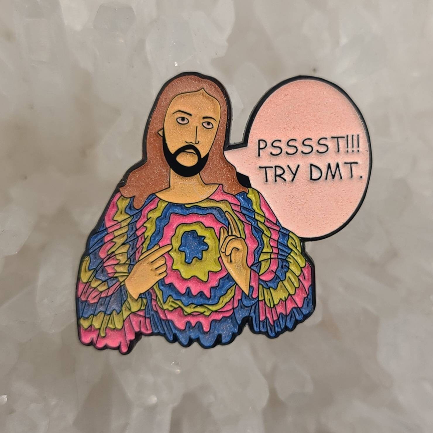 Pssst Try Deemzuz Jesus Deemsus Hippie Weed Psychedelic Trippy Art Re…