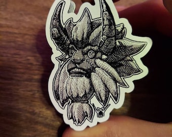 Lynel -Mask- Magnet by MarkWeilandArt