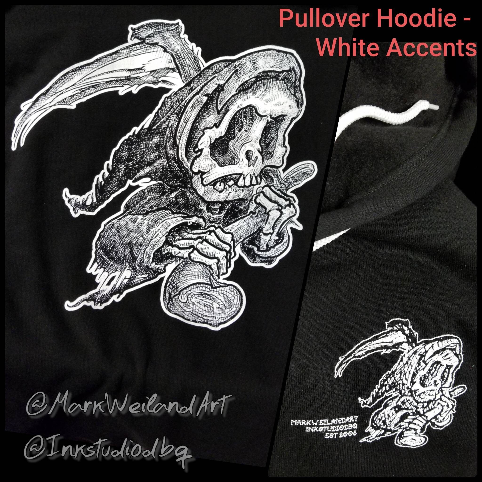 Reaper Hoodie Pull Over Etsy