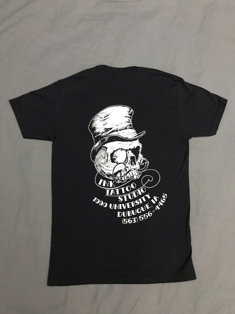 INK Tattoo Studio Unisex New Logo Crew Neck Tee image 2