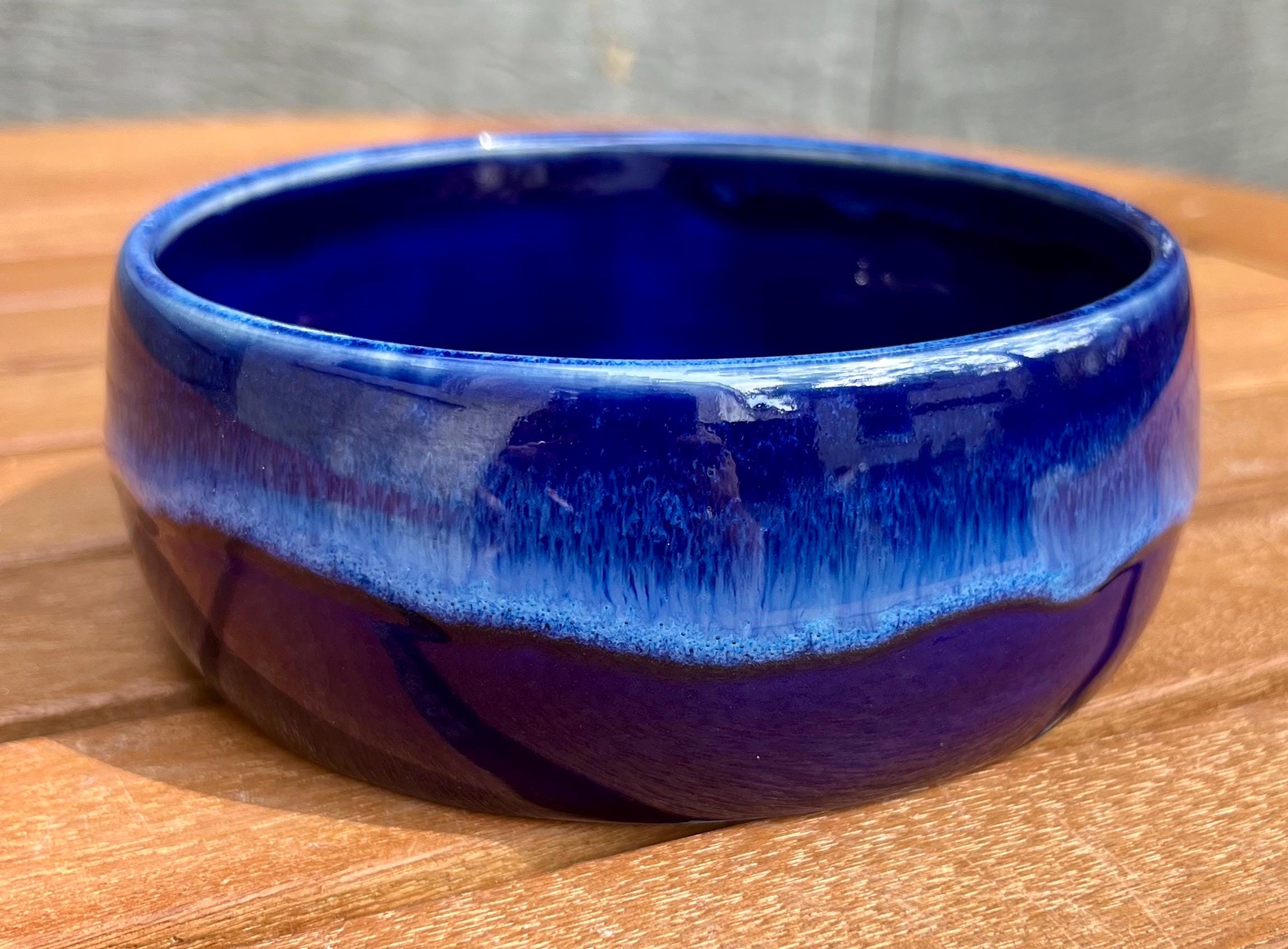 青い陶器のボウル 小さな陶器の青いボウル - Etsy 日本