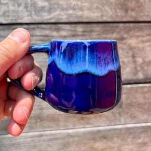 Espresso Blue Ceramic Cup