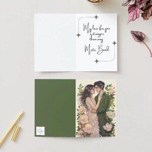Romanatic Card- Fantasy Fae BookTok Card - Editable and Instant Download Card - Fantasy Book Card - Romance Card