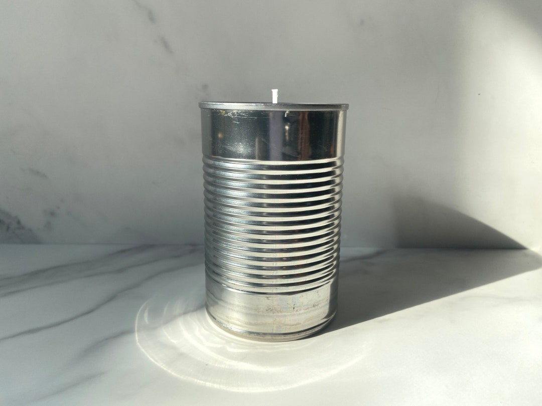 Repurposed Can Candle Flannel Scented Baked Beans Can No - Etsy