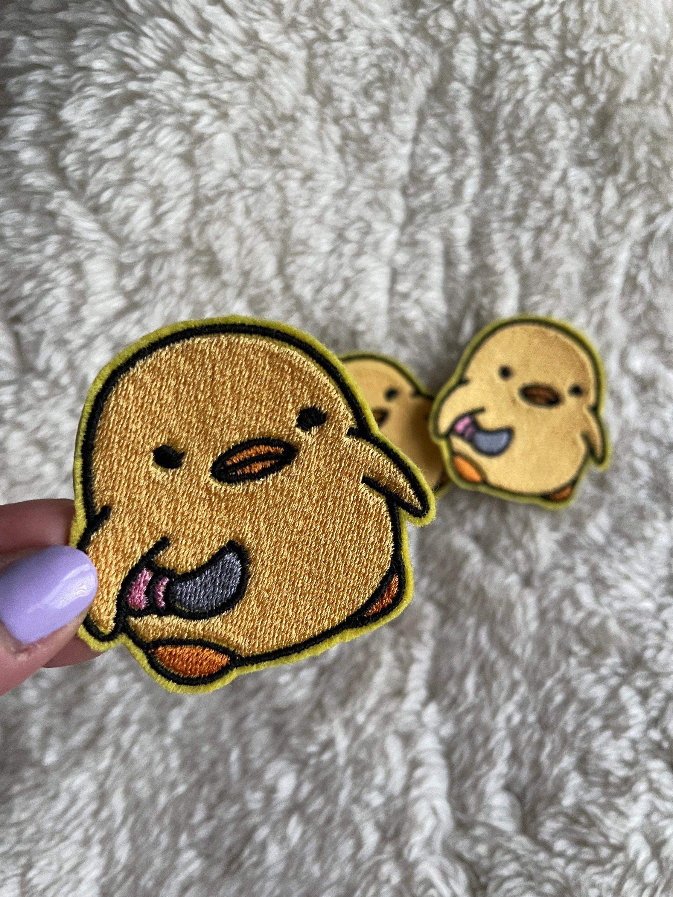 IRON ON PATCH Angry Chick Patch Angry Chick Design Iron on Chick Patch ...