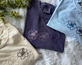 Camiseta de verano bordada. Camiseta cómoda para el verano. Camiseta bonita. Regalo de cumpleaños. Regalo para mejores amigas. Regalo para despedida de soltera. Regalo para la novia.