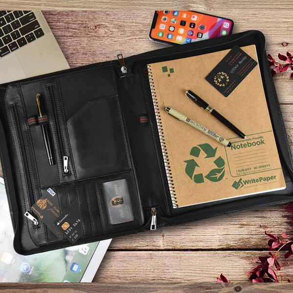 Leather Notepad Etsy