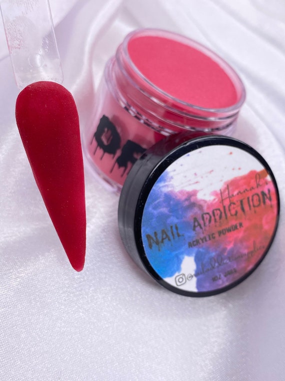 Dracula, Acrylic Powder, Red Acrylic Powder , Nail Supplies ,red