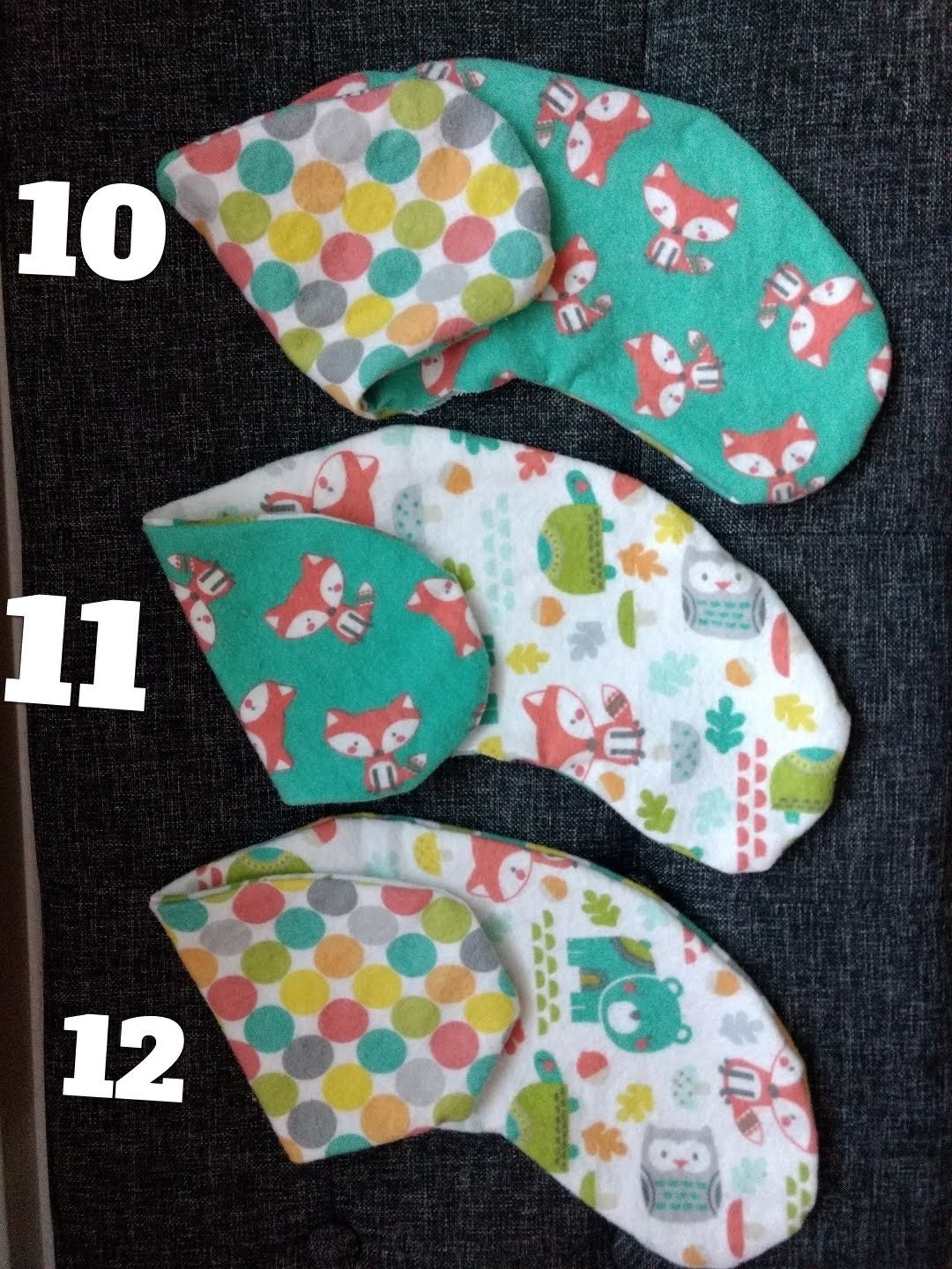 Assorted Flannel Burp Cloths Etsy