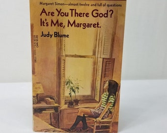 Are You There God Its Me Margaret By Judy Blume Vintage 1974 Book Club Edition 70s BCE Paperback Bantam 1970s Girls Coming Of Age Novel
