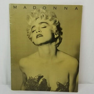 Vintage MADONNA 1987 Who's That Girl World Tour Concert Vintage MADONNA 1987 Who's That Girl World Tour Concert