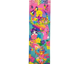 Vintage Lisa Frank Bookmark Rare Easter Bookmarker 1990s Bunny Ballerina Bear Ephemera