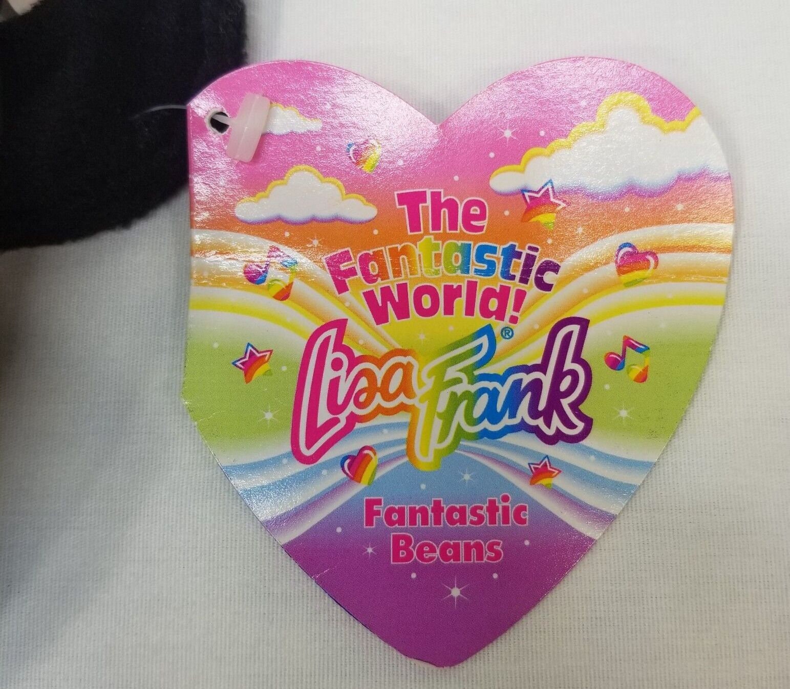 Lisa Frank Beanbag Plush Max Splash Fantastic Beans Vintage 1998 Orca