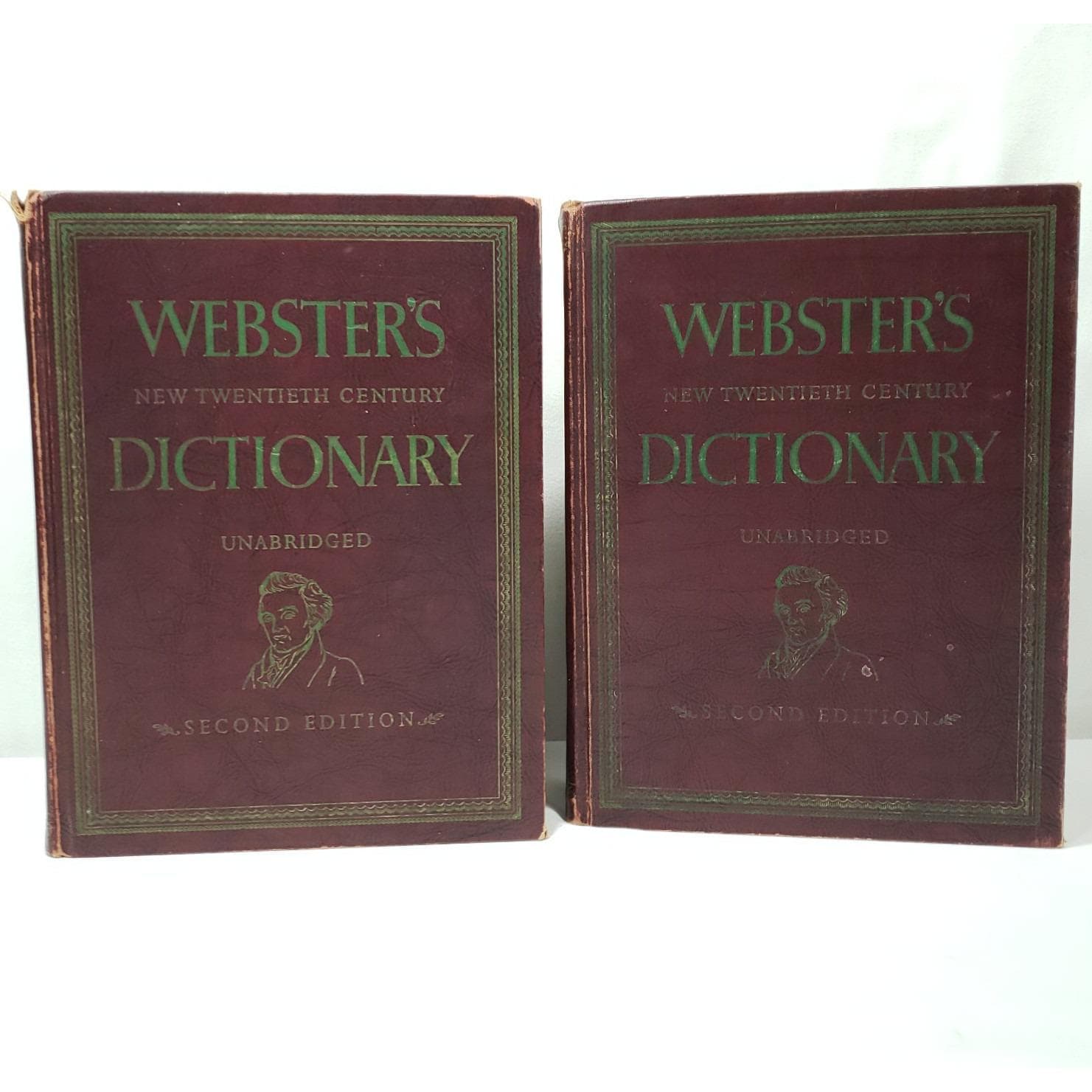 Old Webster Library Dictionary - Etsy